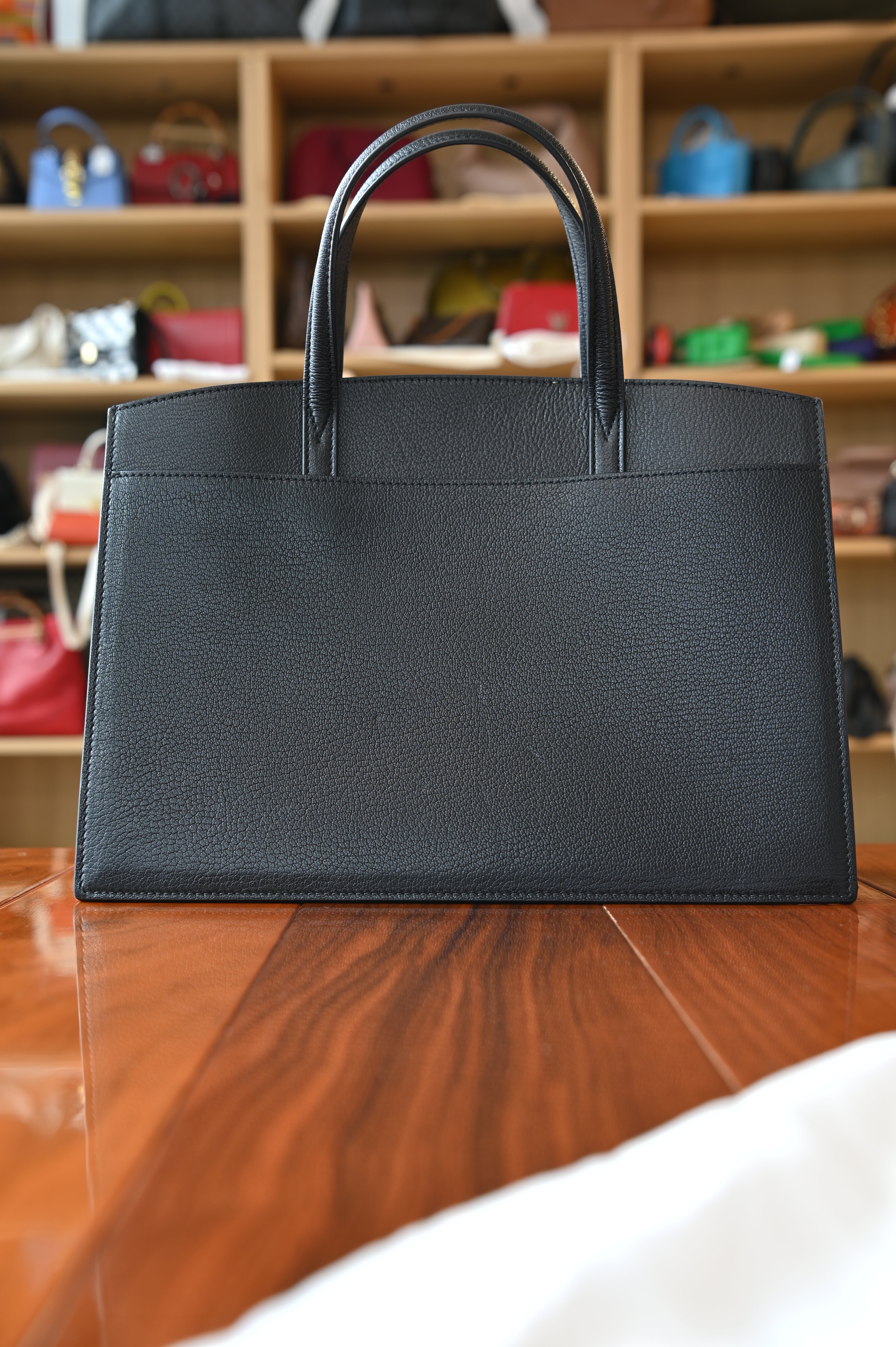 MCM Black Tote Bag back