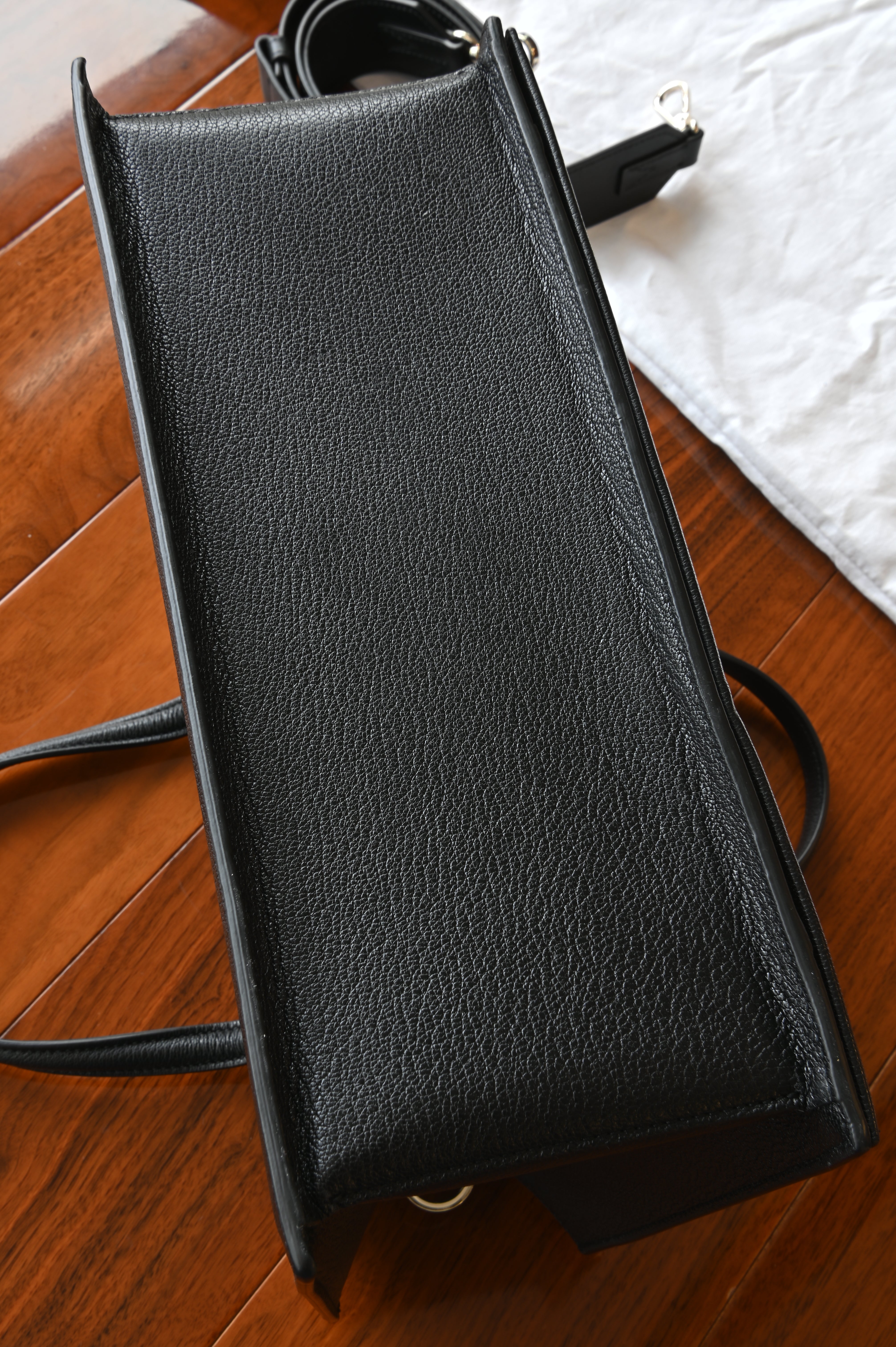 MCM Black Tote Bag bottom