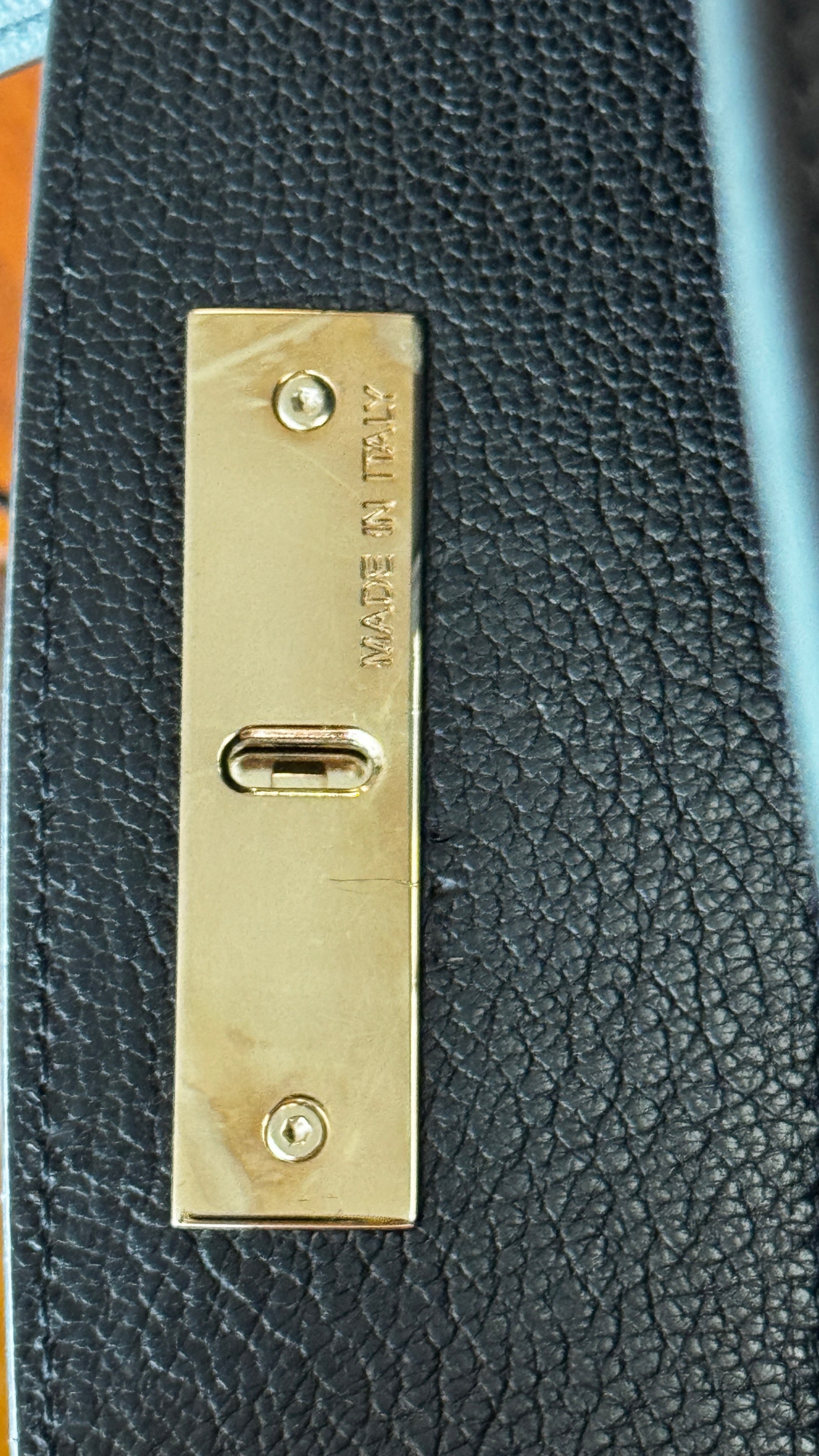 MCM Black Tote Bag metal