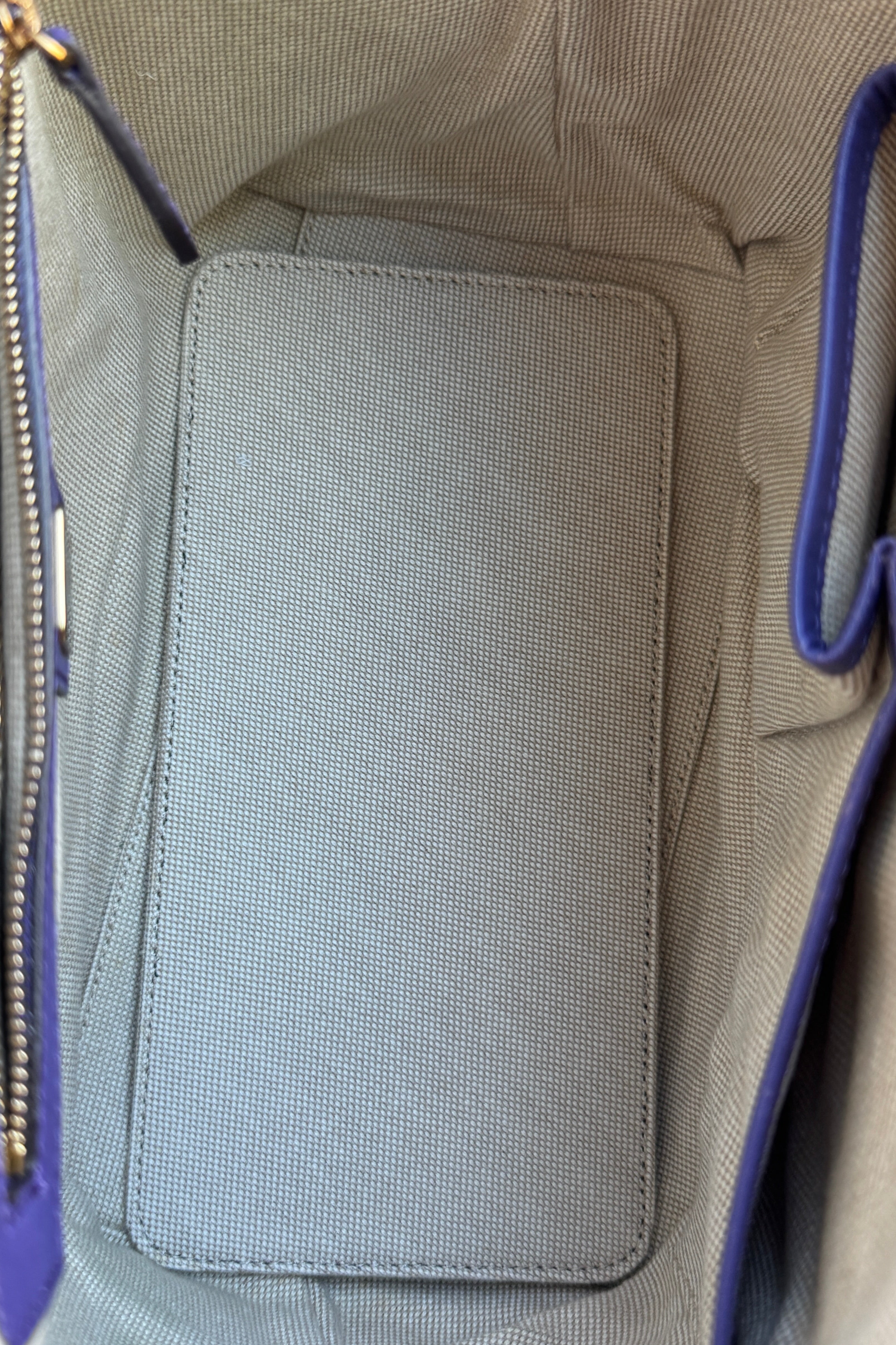 MCM Purple Crossbody Bag inside