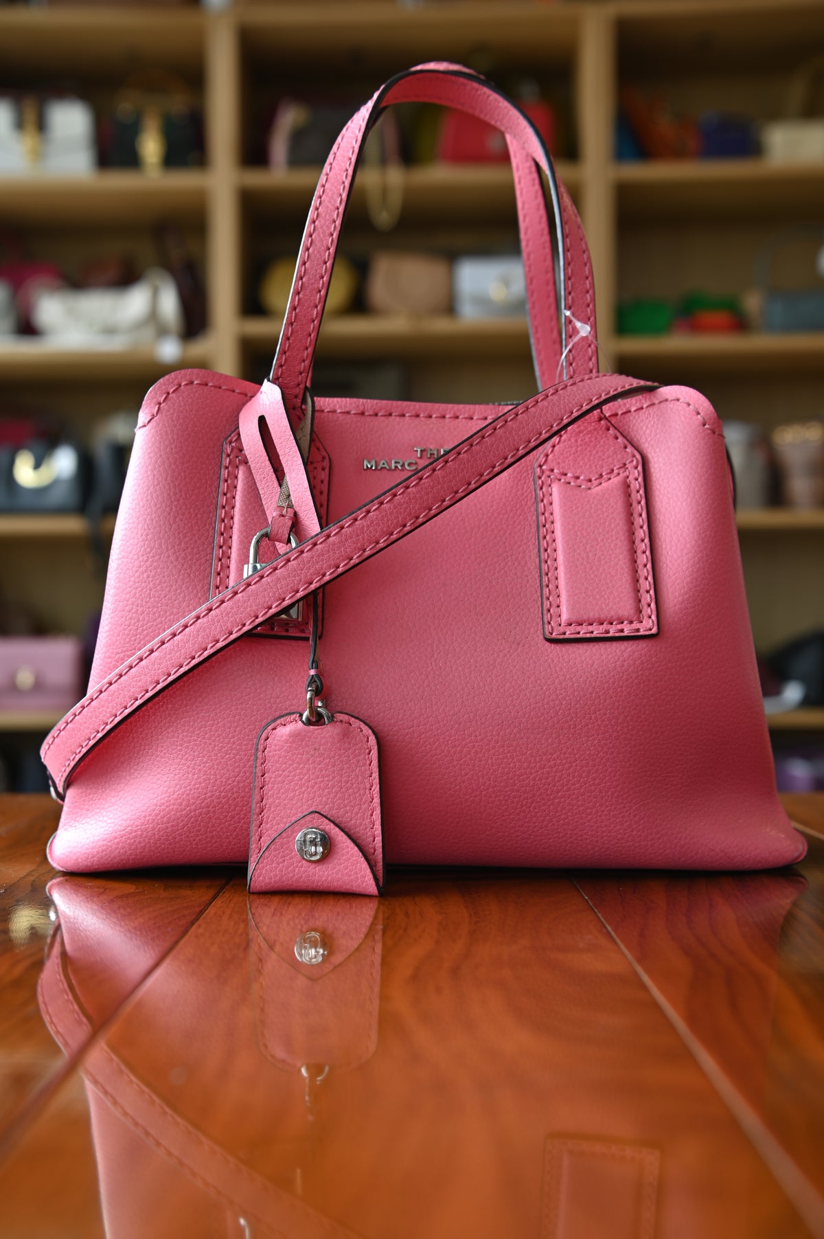 Marc Jacobs Pink Crossbody Bag strap