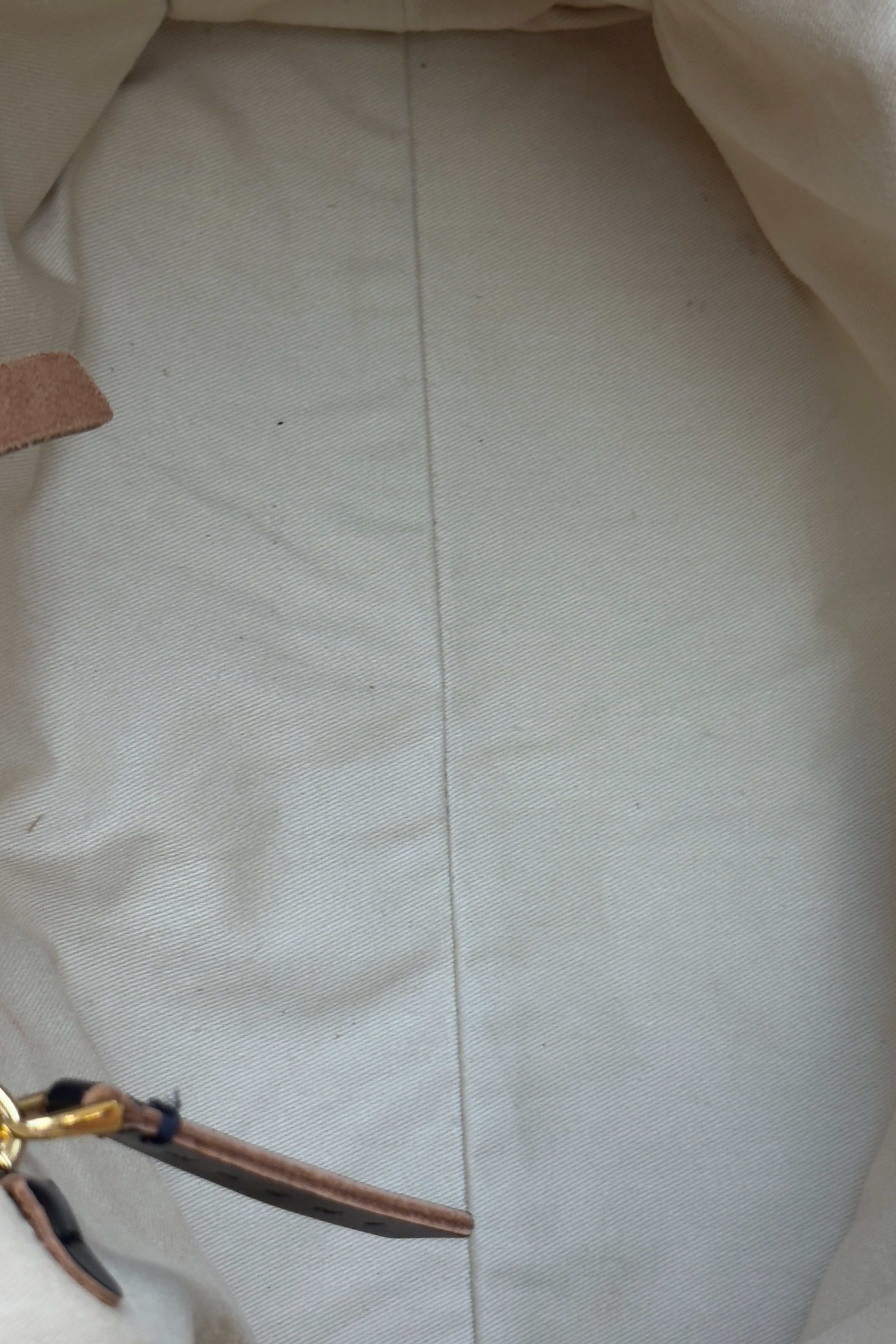 Marni Light Pink Canvas Tote Bag inside