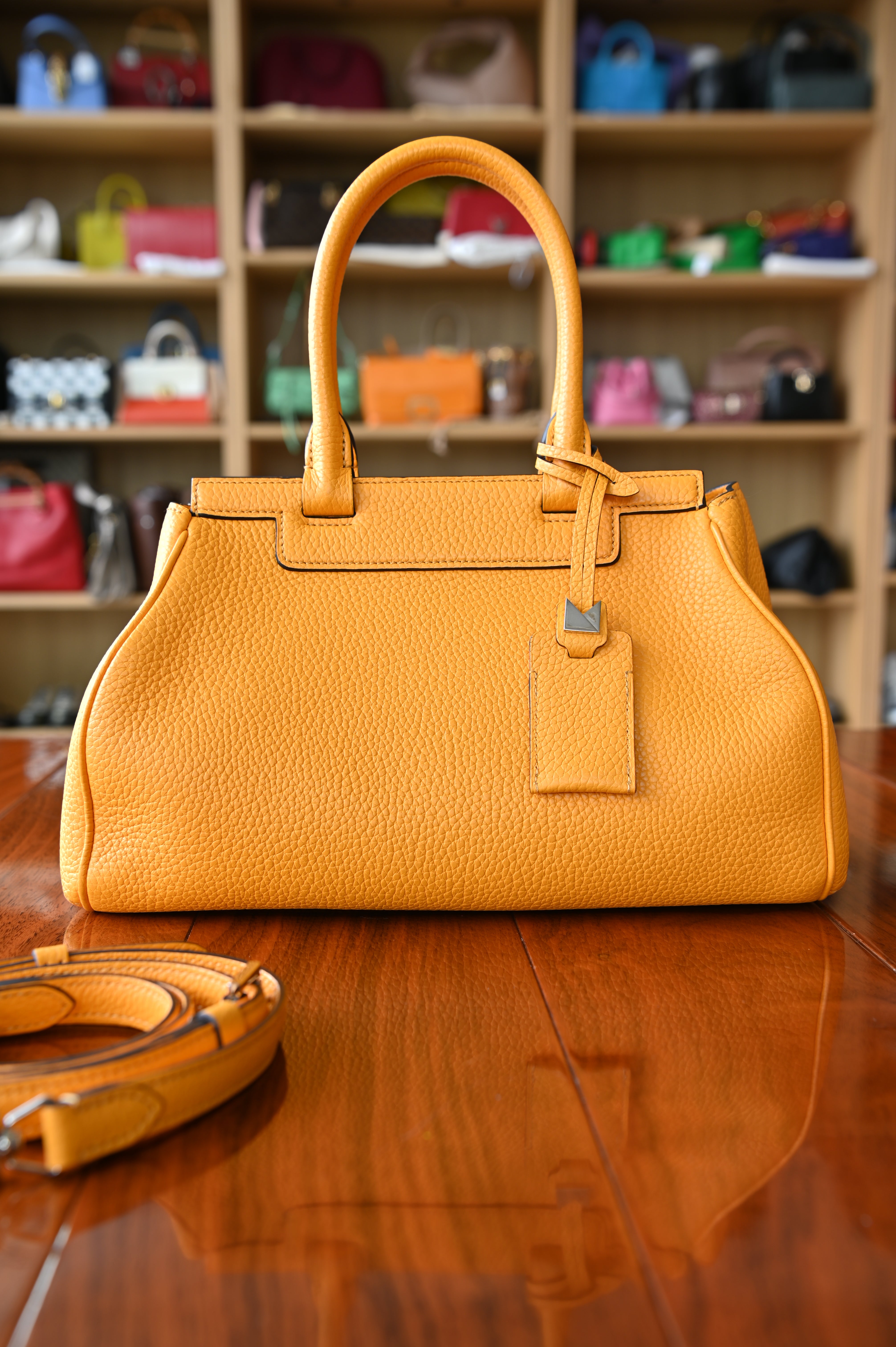 Moynat Pauline Orange Bag