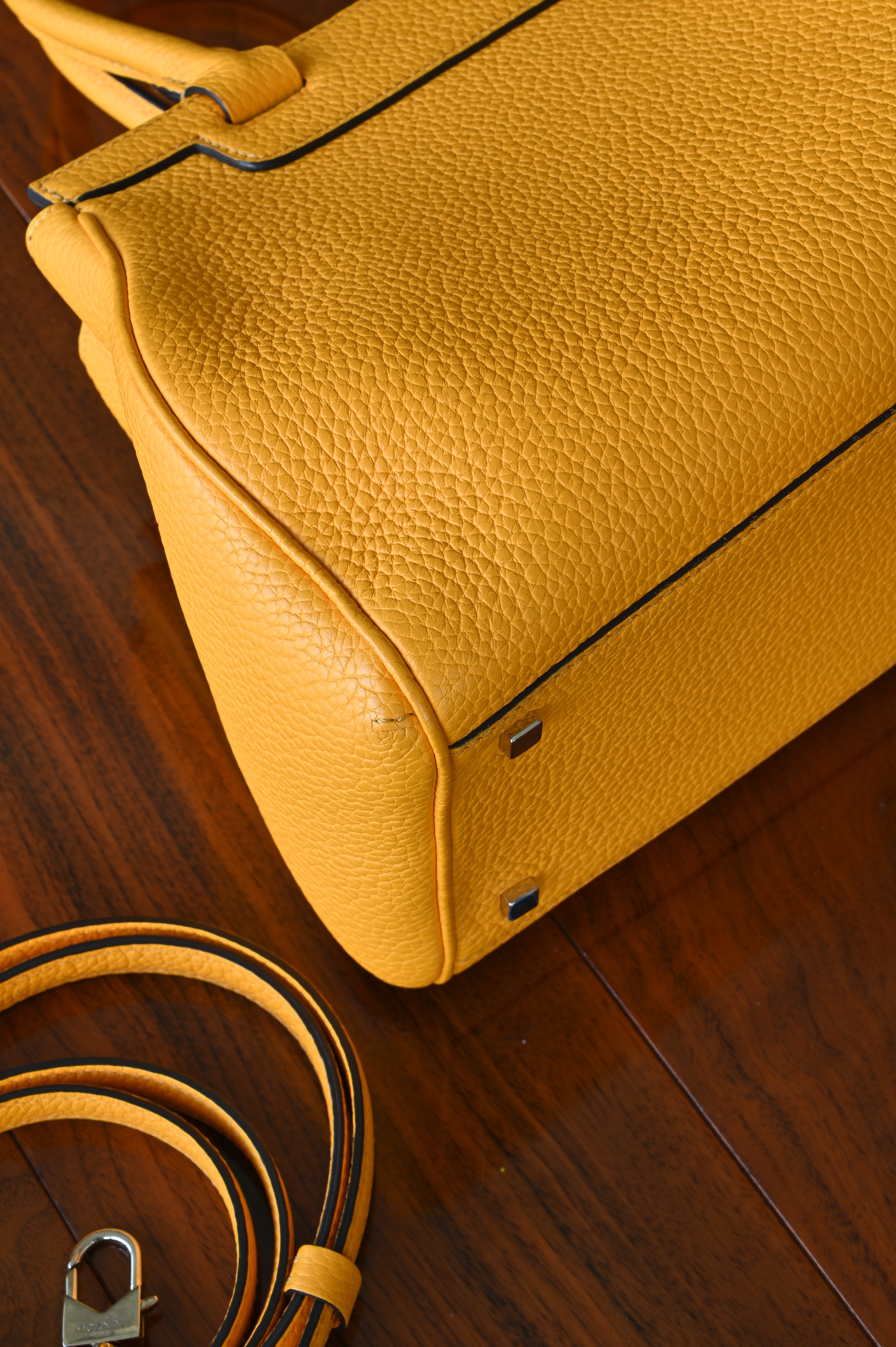 Moynat Pauline Orange Bag corner
