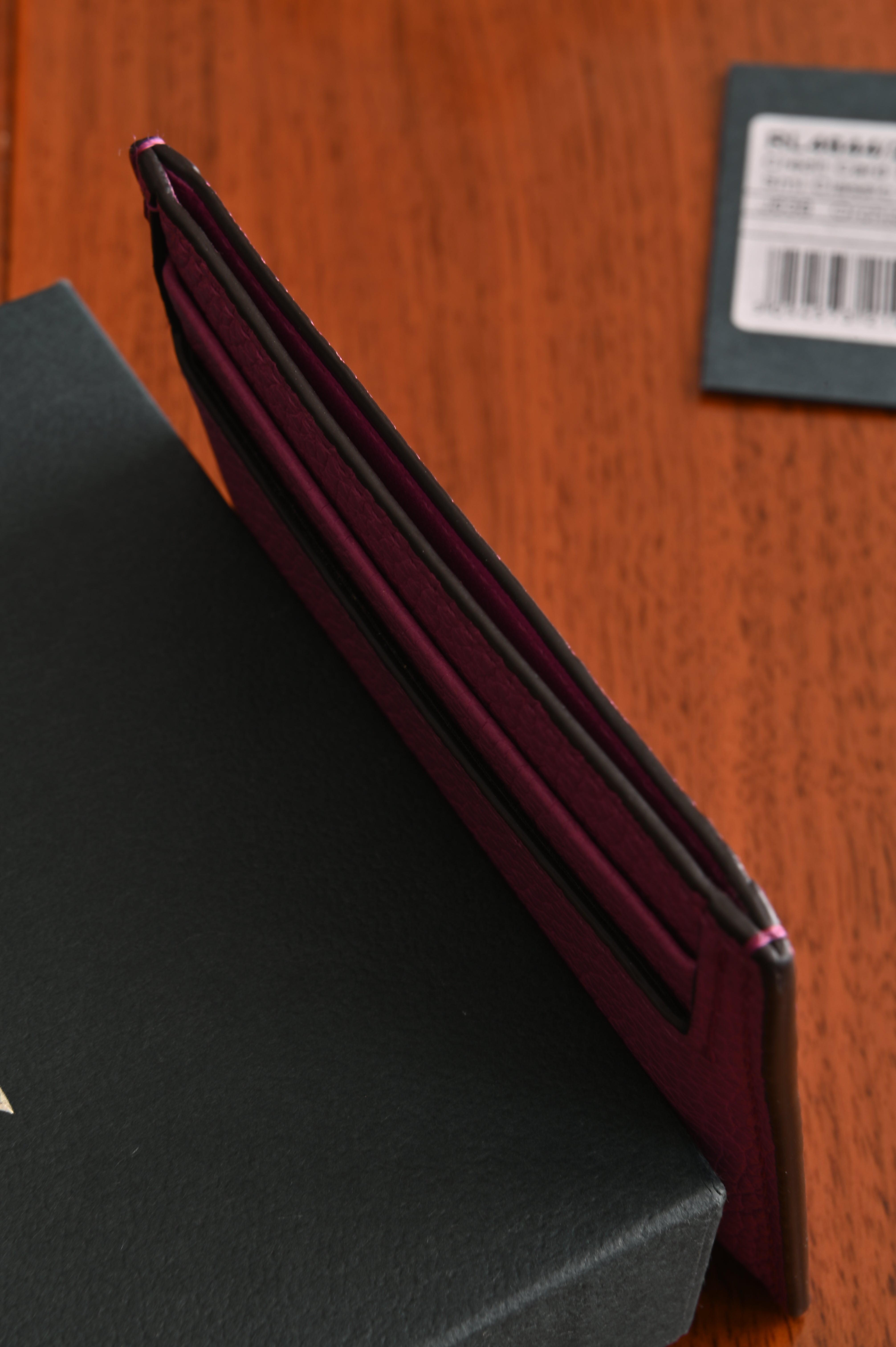 Mulberry Orchid Credit Card Holder angle