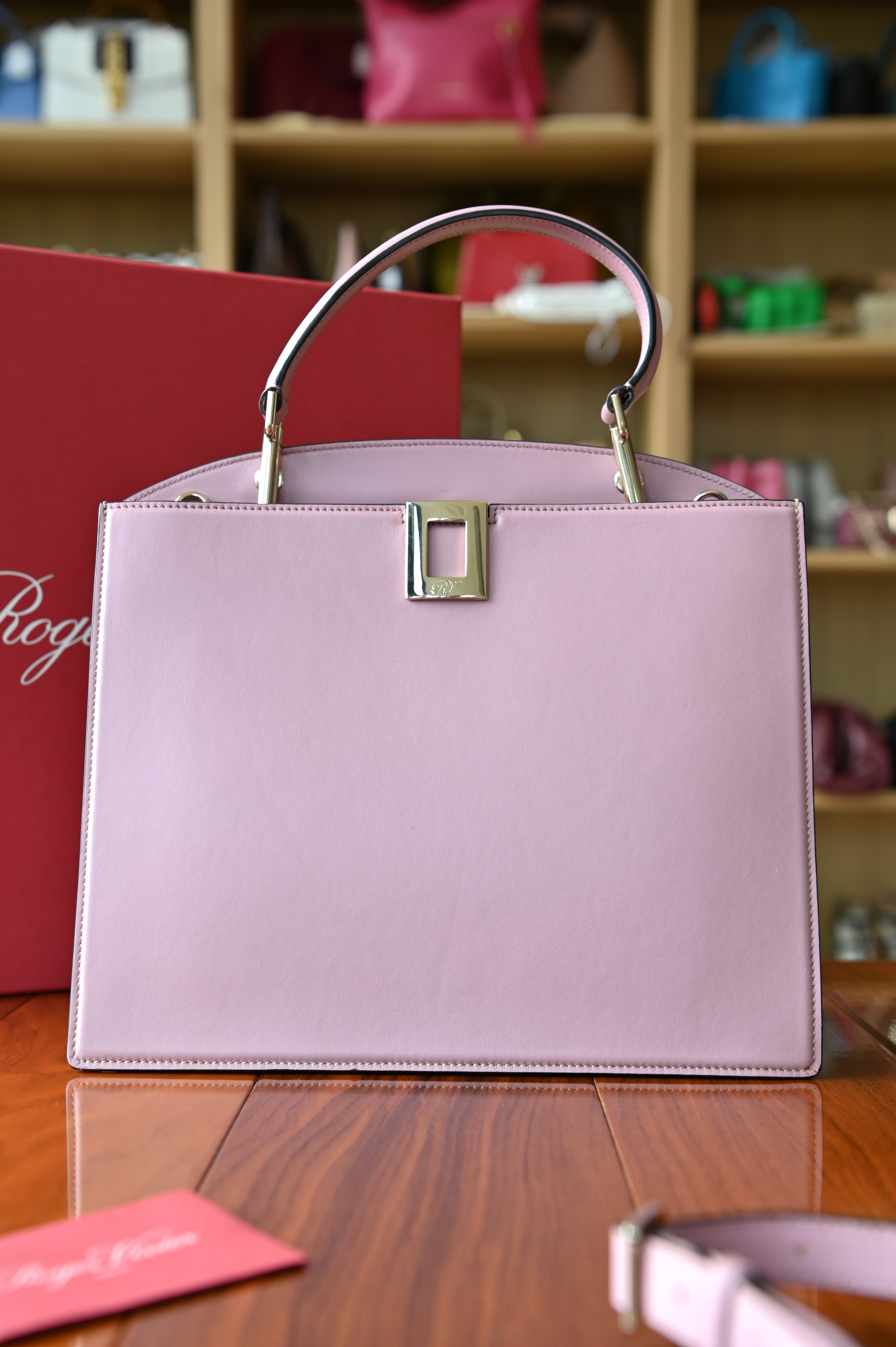Roger Viver Pink Top Handle Bag