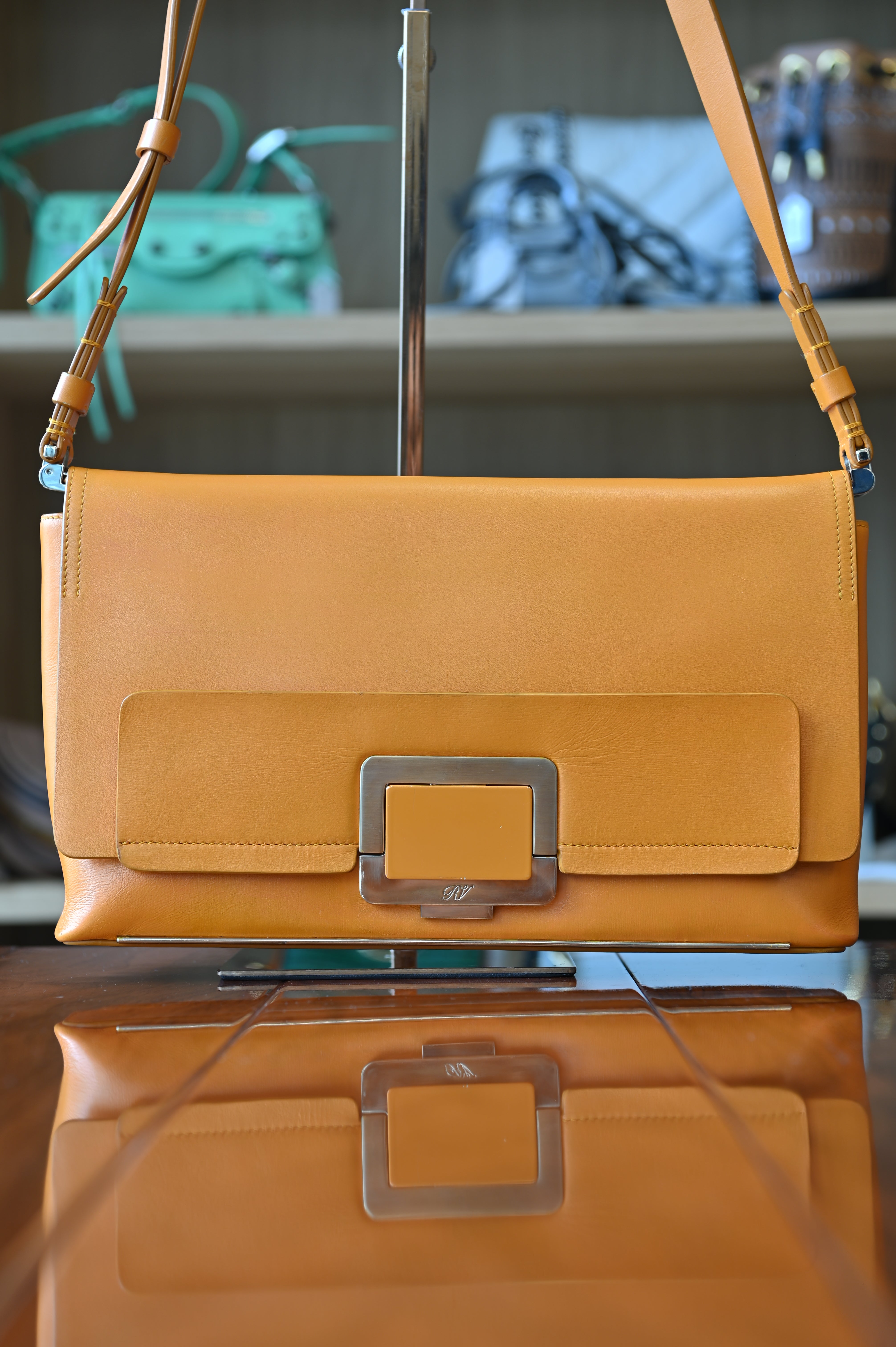 Roger Viver Turmeric Shoulder Bag