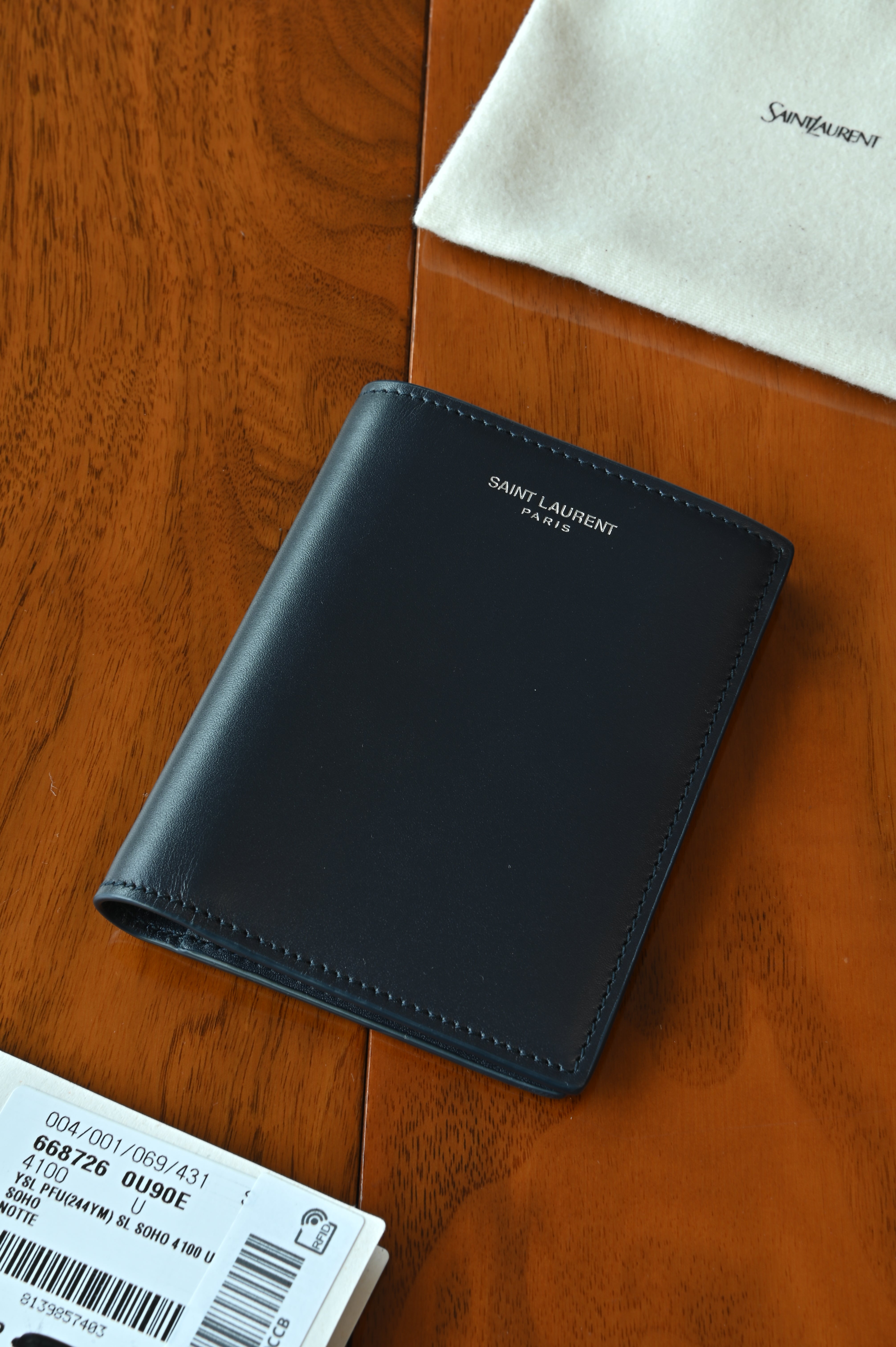 Saint Laurent Black PFU Wallet