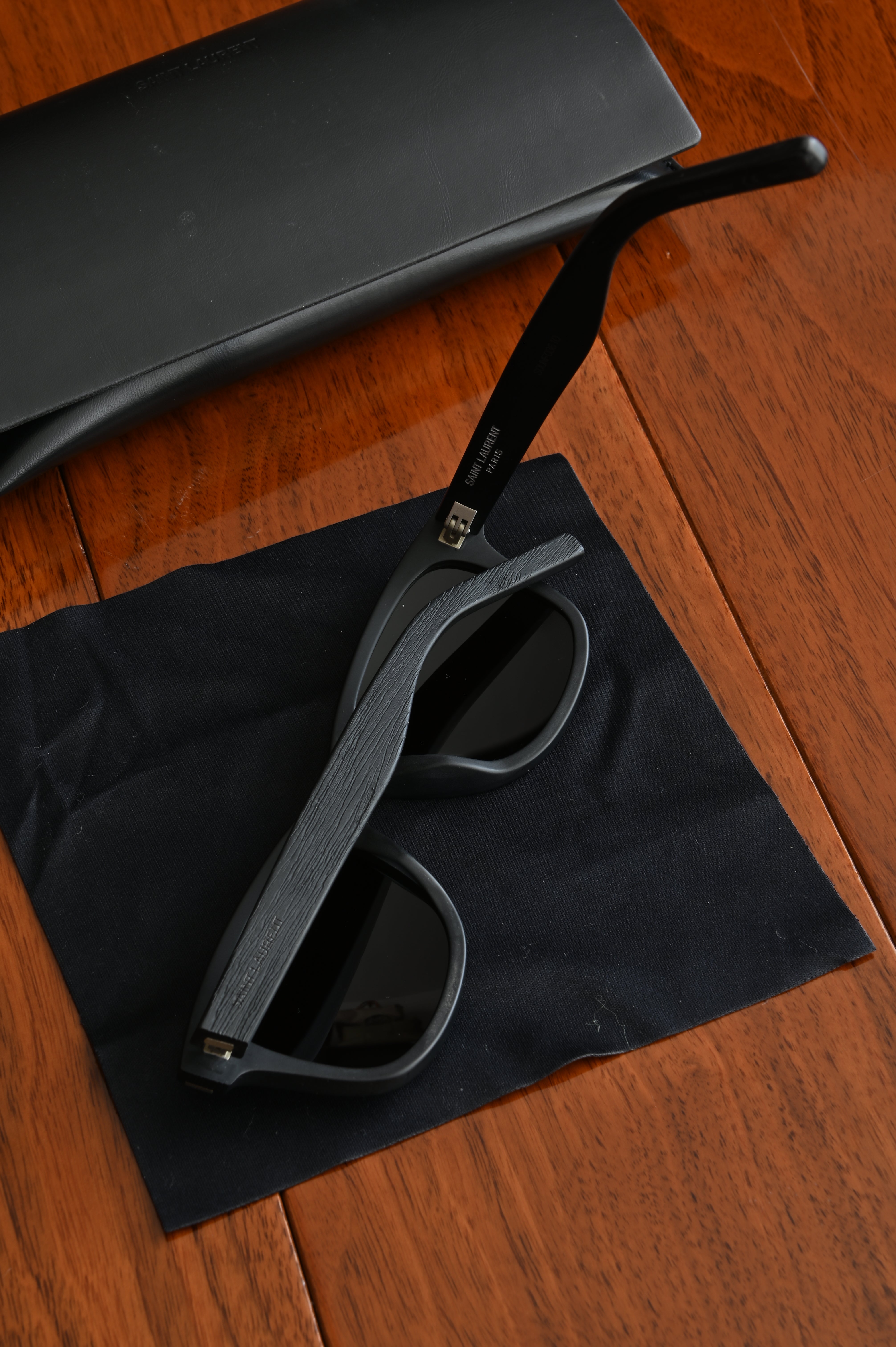 Saint Laurent SL 51 Black Sunglasses right arm