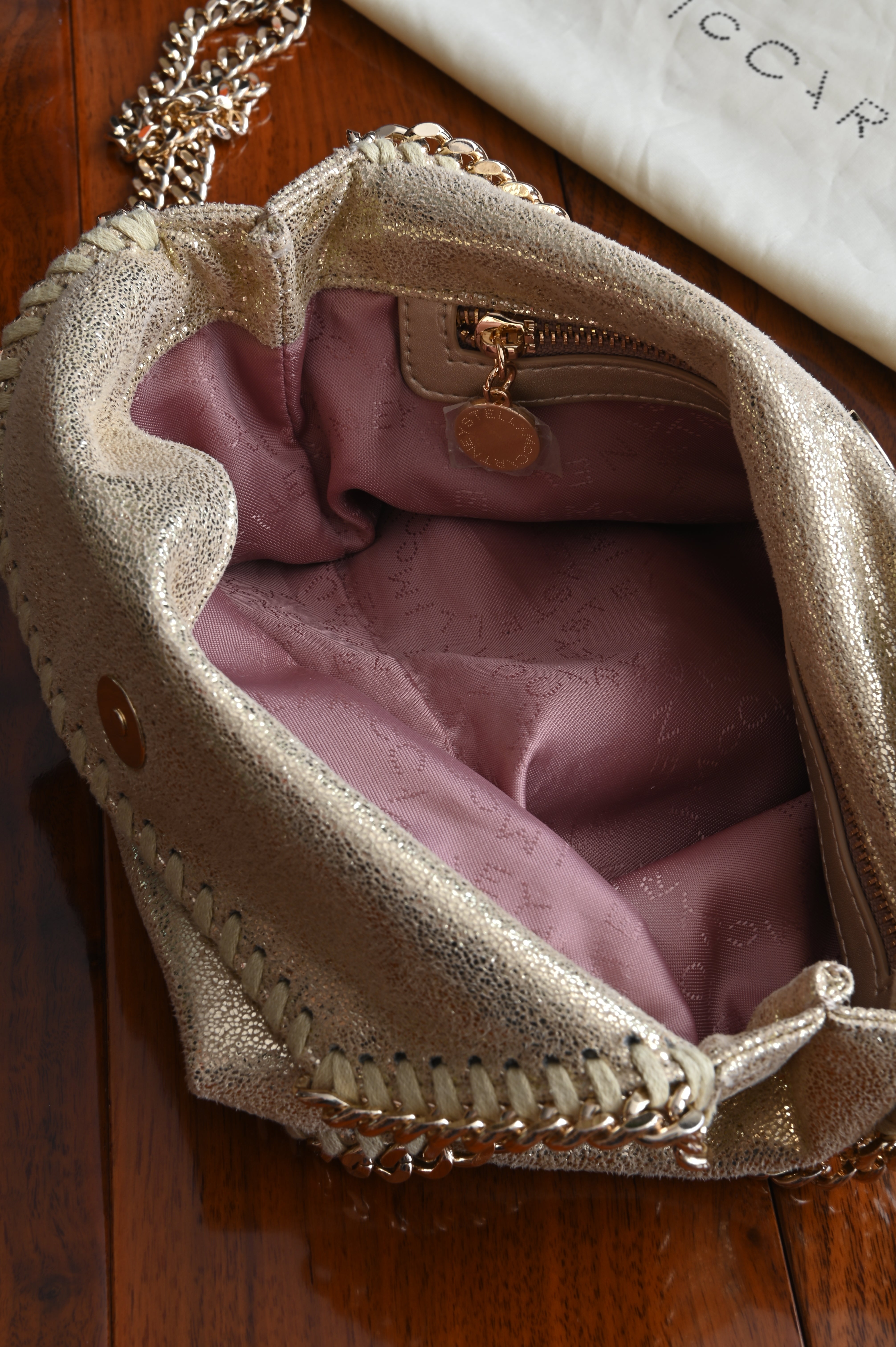 Stella McCartney Fabella Small Bag inside