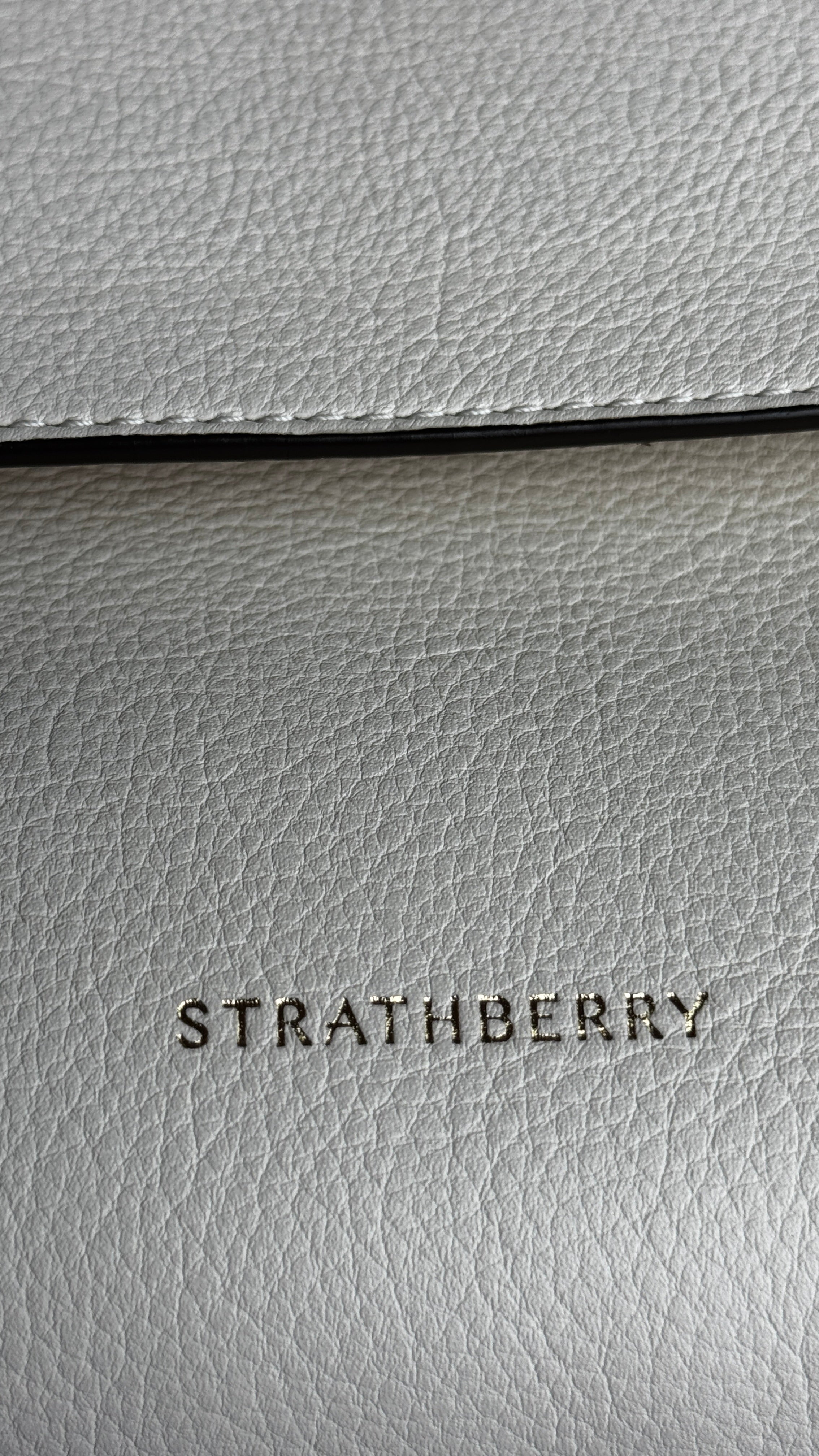 Strathberry Vanilla Stylist Bag logo two