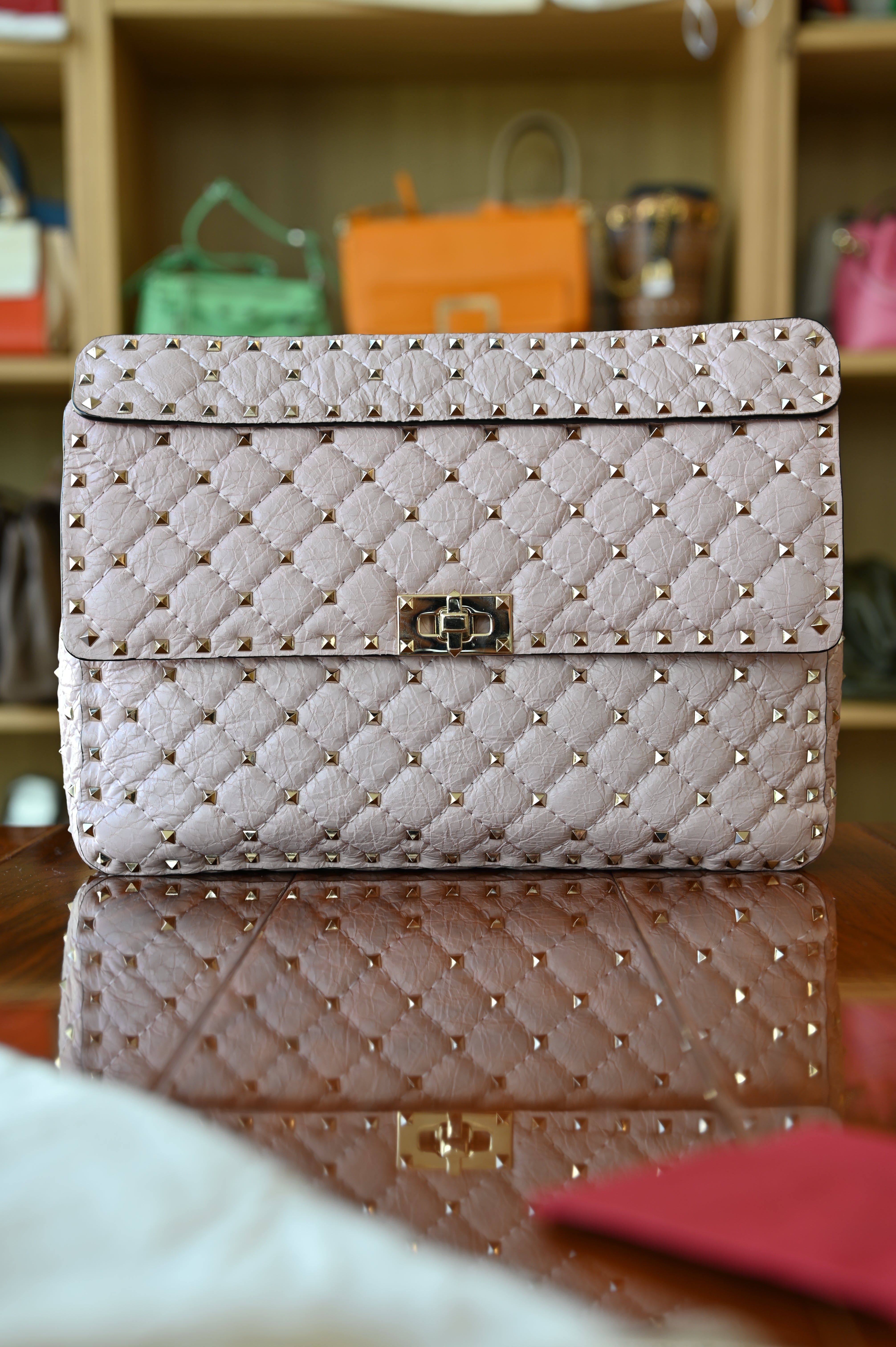 Valentino Garavani Pink Rockstud Bag