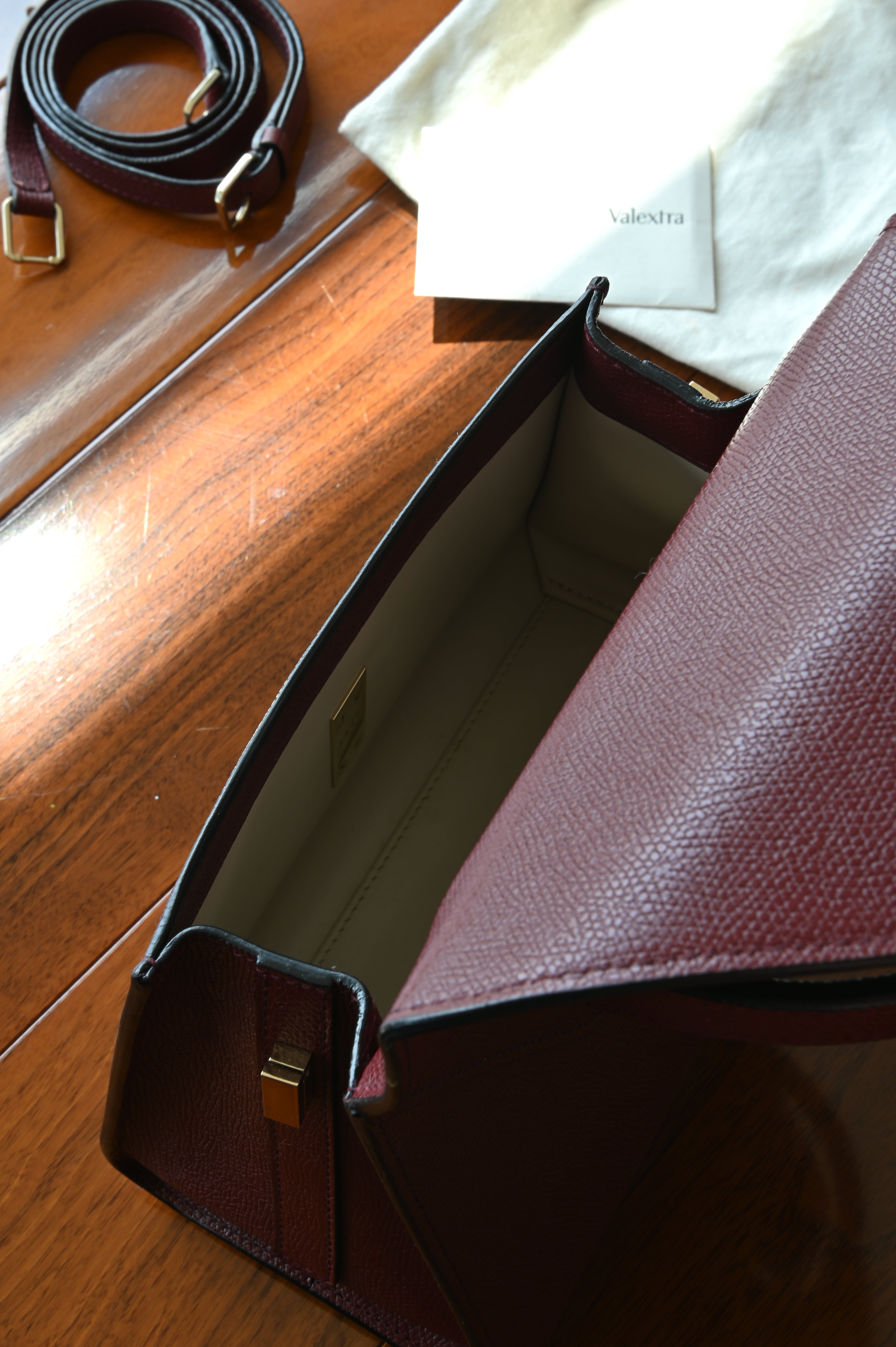 Valextra iside bag in like new condition with clean interior