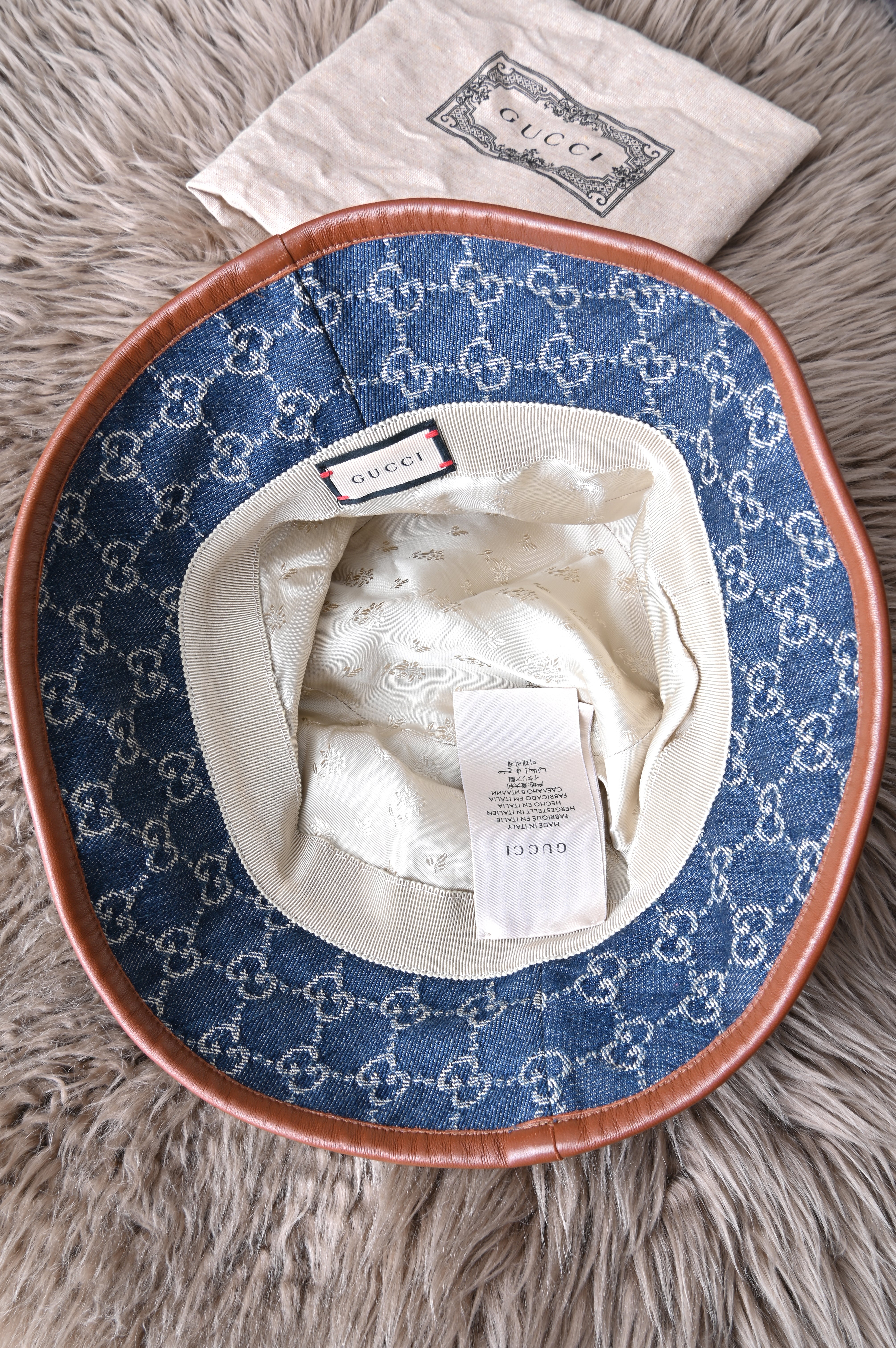 Gucci GG Denim Bucket hat
